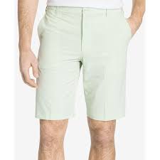 izod new mint green mens size 30 flat front sport flex golf shorts