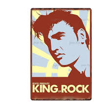 Vintage Metal Tin Sign Famous Star Plaque Metal Poster Elvis Wall Sticker  Retro Style Tin Plate Metal Sign For Club Man Cave