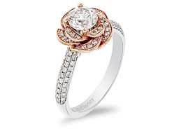 Enchanted Disney Belle Rose Engagement Ring White Diamond 14k White And Rose Gold 1 25ctw Dis023 Disney Wedding Rings Disney Princess Engagement Rings Disney Engagement Rings