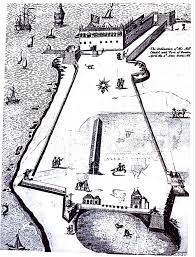 1750: Old Map of Bombay shows forts at ...