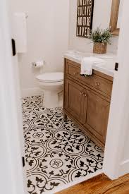 Hang a brass globe pendant light. Pin By Haley On Dream Home In 2021 Bathroom Style Walnut Vanity Black And White Tiles