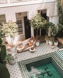 Le Riad Yasmine Marrakech Kissedbytheshore Travel Instagram Travel Photos Outdoor Decor