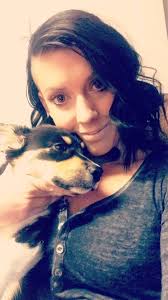 My name is Audi and this is my first selfie! I am a good looking girl. Only  a year and half old! Let's chew up some stuff!