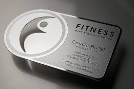 Matte, brushed, and mirror finishes are just some of the custom metal options we offer. Free Innovative Stainless Steel Personal Trainer Business Card Template Fitness