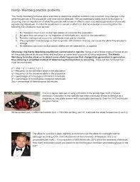 Key ap biology biology 115 at austin college, sherman texas 1. Hardy Weinberg Practice Problems The Hardy