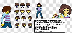 Frisk Undertale Pokemon Sprite Sheet Transparent Background Png Clipart Hiclipart Don forget 2 leev a liek on dis tang xd. frisk undertale pokemon sprite sheet