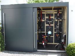 Sliding Doors In The Shed To Save Space Garden House Platz Schiebet Garden Cupboard Garden Shed Shed Homes