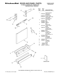 Redefine your excellence with exemplary dishwasher parts available at alibaba.com. Kitchenaid 24 In Kuds01dlss Built In Dishwasher Repair Part List Manualzz