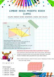 Menghitung kubus satuan kelas 5 sd. Lembar Kerja Peserta Didik Activity For Kelas 5