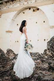 Boho Minimalist Destination Guatemala Wedding In Lavender Fields Wedding Dress Styles Guatemala Wedding Wedding Dresses