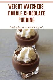 This weight watchers lemon dessert is one of my favourites when i'm trying to stay on track with my ww. Weight Watchers Double Chocolate Pudding Recipe