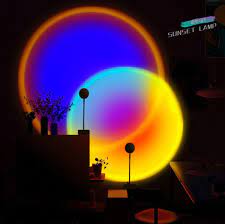 China Bedroom Usb Bedside Sun Rainbow Sunset Projection Floor Lamp Room Led Night Light Projector On Global Sources Selfie Light Selfie Ring Light Light Projector