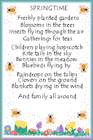 Spring Theme Poems Spring Poetry Spring Poems For Kids Spring Poem