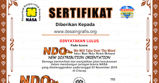 Berikut ini adalah beberapa contoh desain minimalis yang disinyalir sangat tren di tahun ini: Contoh Sertifikat Ndo Nasa Cdr New Distribution Orientation Kumpulan Desain Grafis Coreldraw