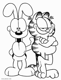 Garfield And Odie Coloring Pages Cartoon Coloring Pages Cute Coloring Pages Disney Coloring Pages