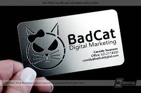Our black metal cards are an exquisite addition to any business. Custom Stainless Steel Business Card With Cutout Areas On Behance
