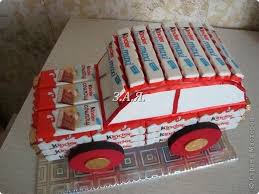 что подарить ребенку 9 лет мальчику на день рождения Mashina Iz Konfet Torty Na Detskij Den Rozhdeniya Den Rozhdeniya Konfety