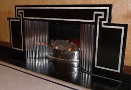 The Art Deco Fireplace In The Dining Room Eltham Palace Greater London By Stephen At Pictureso Art Deco Fireplace Art Deco Interior Design Art Deco Decor