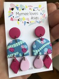 Check out these 15 awesome diy clay earring designs that will totally impress your friends this spring when you finally set your ears free from hats and earmuffs!. Bonita Handmade Polymer Clay Earrings Earrings Jewelry Knoozfm Net