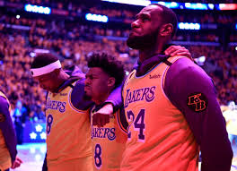 Los angeles lakers 2020 nba champions 4 replica larry o'brien trophy. Look Lakers To Wear Black Mamba Jerseys For Game 4 To Honor Kobe Bryant Sportsnaut