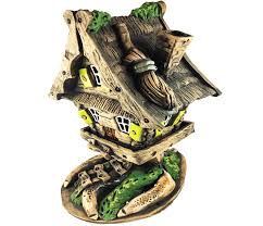Neu hexe babajaga räuchermännchen räucherfigur räucherhaus räucherhexe baba jaga. Baba Yaga Miniatur Haus Licht Duft Ton Keramik Ceramic Candel Holder S Terra Arts Onlineshop