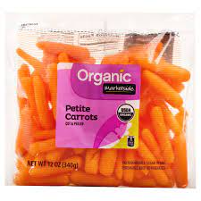 Organic Petite Carrots 12 Oz Bag Walmart Com