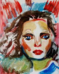 Jazzy Lady. Painting by Antonella Sigismondi
