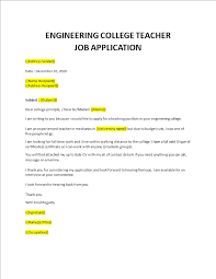 To date, i have not heard from your office. Applying As A Teacher In Engineering College