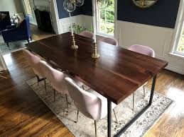 Walnut is the only dark domestic hardwood that grows in the united states. Black Walnut Dining Room Table Modern Dining Room Other By Boards By The Bay Houzz
