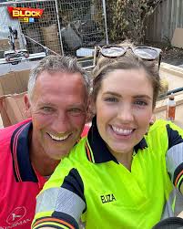 A Block legend... and Eliza. @kerrieandspence #TheBlock