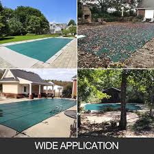 Doughboy pools are the single most adaptable pools on the market today. Aohuada 16 X 32 Ft Pool Safety Cover Rectangle Inground For Winter Swimming Pool Rectangular Swimming Pool Cover Non Toxic Garden Polypropylene Swimming Mesh Cover Covers Garden Outdoors Rematiptop Com Br