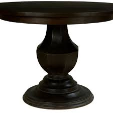 Midnight Solid Mango Wood Round Pedestal Dining Table Pedestal Dining Table Round Pedestal Dining Round Pedestal Dining Table