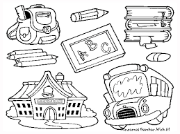 Mewarnai gambar sekolah tk mp3 & mp4. Download Gambar Mewarnai Lingkungan Sekolah