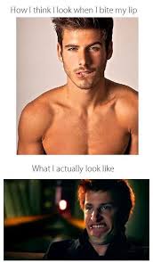 Biting Your Lip Laugh Bones Funny Expectation Vs Reality