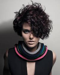 If you have naturally curls on your short hair, you should try this awesome style! Short Curly Asymmetrical Bob Haircut For Fine Hair In 2020
