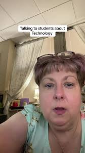 Teacher Talking about Technology