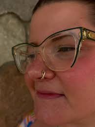 Tawapa's “Fury” design in yellow gold with genuine diamonds for our friend  Cally!! @tawapa #tawapa #ironcladtattooco #nostrilpiercıng #nosering