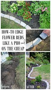 Not only are they very easy to install but they will also give your garden a more diy flower bed border. 10 Cheap Flower Garden Project Ideas Simphome Diy Garden Edging Garden Edge Easy Garden