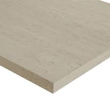 Un plan de travail stratifié effet travertin beige qui. Plan De Travail Stratifie Aspect Bois Decor Travertin Mokka 205 X 65 Cm Ep 38 Mm Vendu A La Piece Castorama