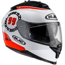 Hjc replica lorenzo ghost 2014. Jorge Lorenzo Hjc Is 17 Angel 99 Helmet Replica Race Helmets