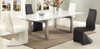 extendable rectangular modern dinner