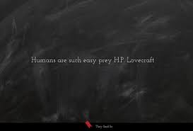 Many people wonder which bird is crowned 'king of the skies'. Humans Are Such Easy Prey H P Lovecraft