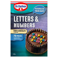 From a simple star to a more detailed. Dr Oetker Letters Number Colour 40g Tesco Groceries