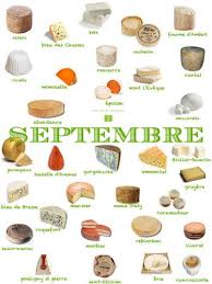 Fruits Legumes Poissons Fromages Frais A Consommer En Septembre Recettes De Cuisine Fromage Produits De Saison