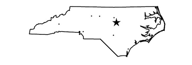 Physical map of north carolina showing major cities, terrain, national parks, rivers, and surrounding countries with international borders and outline maps. North Carolina Maps Lesson Plan Population Growth And Movement In 19th Century North Carolina
