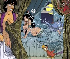 Anime porn comics where cute Princess Jasmine becomes horny