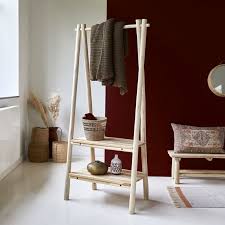 Kleiderablage Aus Teak 160 Cm A Accessoires Faœrs Schlafzimmer A Tikamoon In 2020 Kleiderablage Schlafzimmer Zubehor Teak