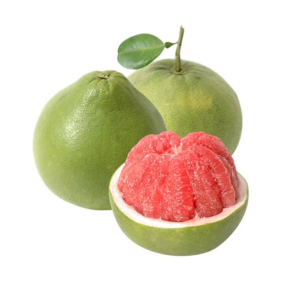 Bưởi Da Xanh Ruột Hồng Bến Tre - Bưởi Da Xanh Loại 2 (Trọng Lượng 1.1 - 1.3kg)
