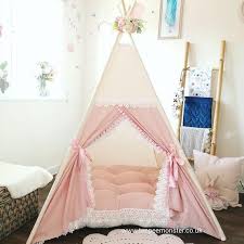 ivory blush pink girls teepee tent wigwam children tent etsy in 2021 girls teepee tent kids room teepee kids