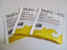 Tea With Friends Tazo Glazed Lemon Loaf Herbal Tea